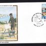 1983 Guernsey Centenary of Renoirs Visit Commemorative Stamps Colaron "Silk" Cachet First Day Cover (FDC) Image 2