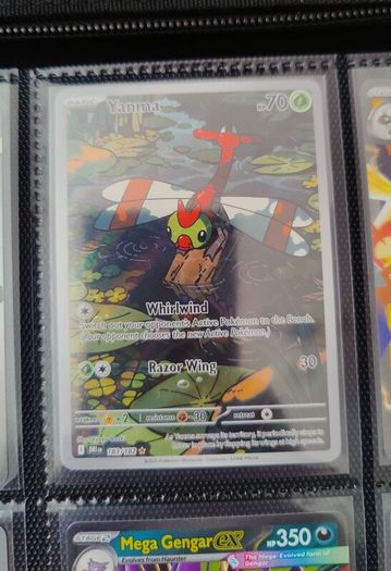 Pokemon Yanma 183/182 Illustration Rare Destined Rivals Holo Near Mint