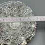 Vintage Etched Glass Serving Bowl with Plate Image 10