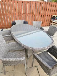 Garden table and chairs