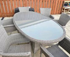 Garden table and chairs