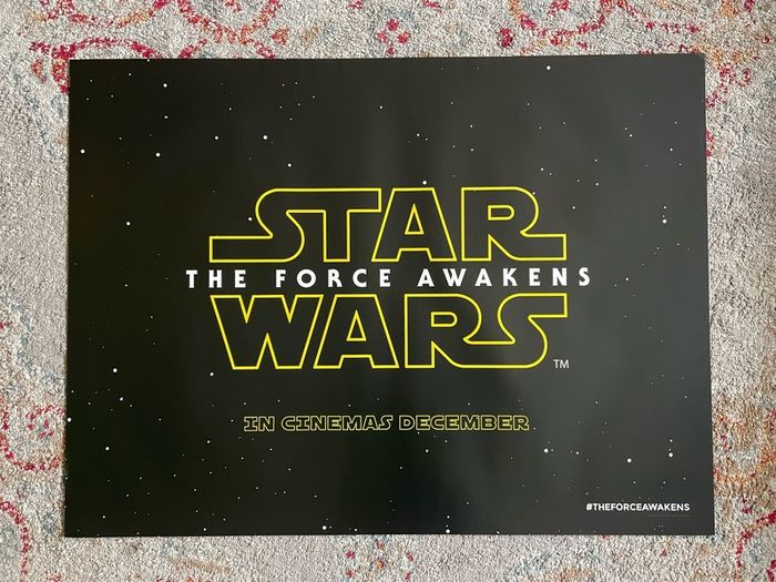 Star Wars - The Force Awakens - Quad Cinema Poster