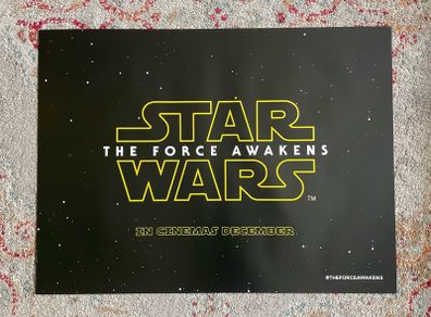 Star Wars - The Force Awakens - Quad Cinema Poster