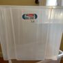 2 clear plastic storage boxes  80ltr Image 2