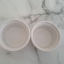 2 Little plates Ramekins Ceramic Dishes Image 2