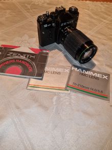 Zenith XP with Hanimex HMC lens 70-210mm