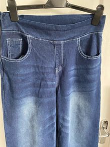 NWOT ladies indigo wide leg jeand