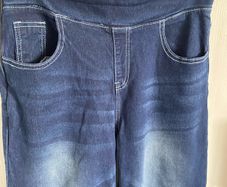NWOT ladies indigo wide leg jeand