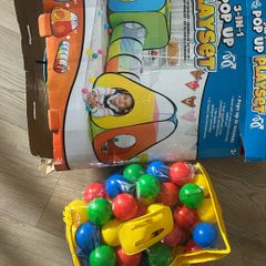 tent and balls