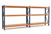 MECALUX Used Shelving (Starter Bay &amp; Extension) Length: 4.8m