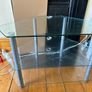 Free Glass TV Stand, Shelving Unit, Collection Only Image 3