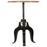 Bar Table Solid Mango Wood 75x(76-110) cm Image 2