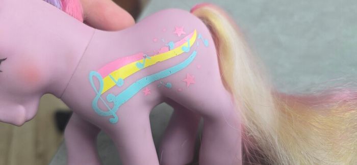 Streaky Rainbow Rider  Rainbow Curl Ponies MLP G1 My Little Pony