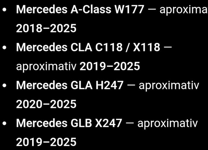 Mercedes Benz CLA