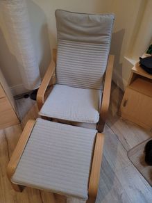 Armchair with Footstool only until 28th!