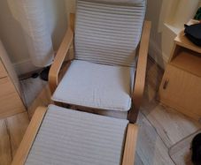 Armchair with Footstool only until 28th!