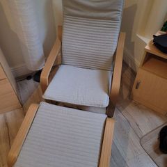 Armchair with Footstool only until 28th!