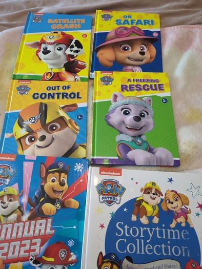Paw patrol books in good condition