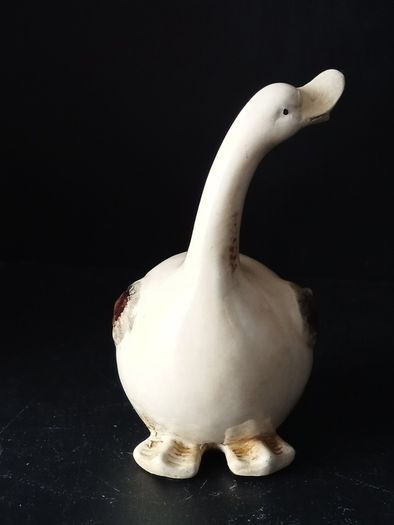 Ceramic Goose Figurine