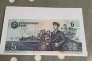 North Korea Banknote 5 Won