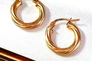 Vintage 9ct Gold Twist/Rope Earrings
