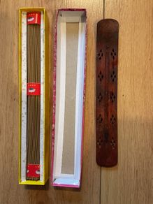 Incense sticks and holder