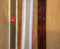 Incense sticks and holder