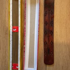 Incense sticks and holder