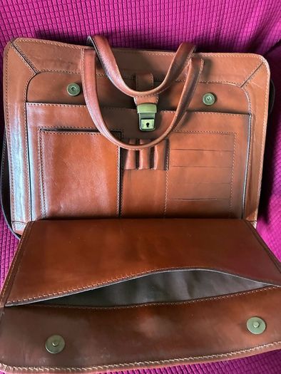 Quality Leather Briefcase/ Laptop Bag