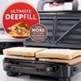 Breville Ultimate Deep Fill Toastie Maker | 2 Slice Sandwich Toaster | Removable Non-Stick Plates | Stainless Steel | Black Image 6