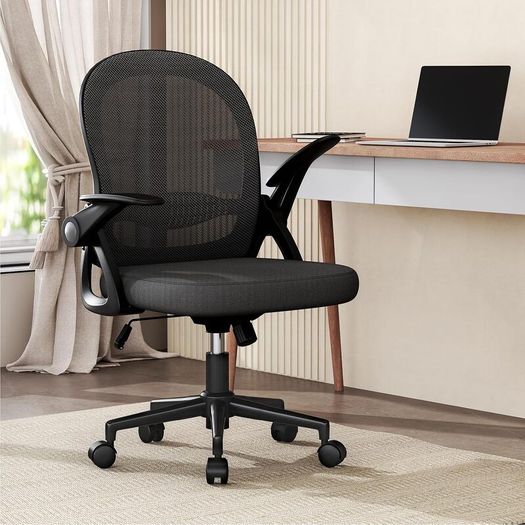 Ergonomic Office Chair with Folding Armrests