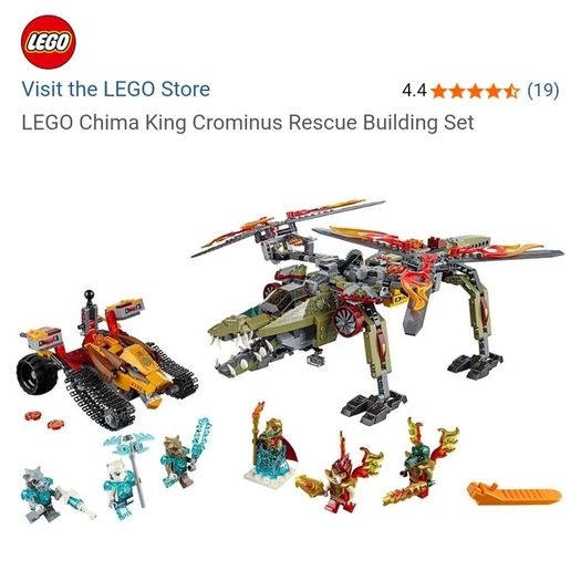 80 Euro Each!! - Lego Legends of Chima - Retired Sets