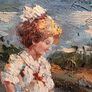 T.Hone Original Oil Painting Professionally Framed Image 4