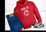 Kinda sus Among Us Hoodie Adult Youth Kids Gaming hoodie Among us Thats sus hoodie Among Us Hoodie