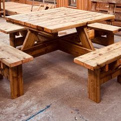 Picnic bench 8 seater