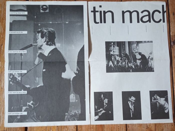 David Bowie / Tin Machine. 1989 Tour Programme.