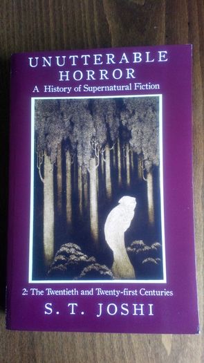 Book Unutterable Horror S. T. Joshi Lovecraft Machen James Blackwood
