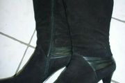 VAN DAL Black Boots Suede Leather Knee High Boots. Uk 6 Eu 39. Immaculate