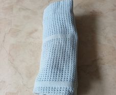 Cellular Blue Baby Blankets  X 2  New - No Tag.