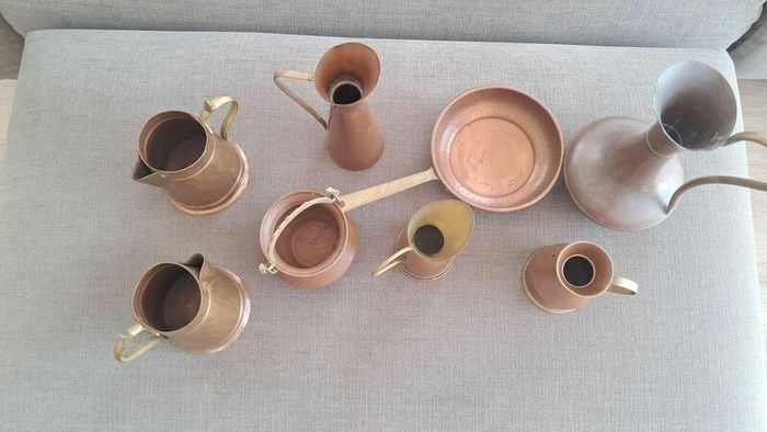 copper and brass  collectables