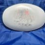 Hunt scene  glass serving platter Image 3