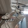 Farfetch- style Spiral Strappy Heels, crystals embellishment Image 2