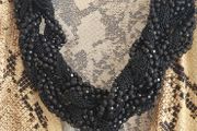 H&amp;M python print midi Sz 8UK (Fit 8 to 10UK)