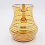 Vintage Amber Glass Jug With Glasses Image 4