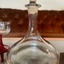 Vintage Full Bodied Red Wine Glass Decanter Original Stopper Image 9
