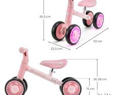 kinderkraft balance bike Cutie Flash (pink)