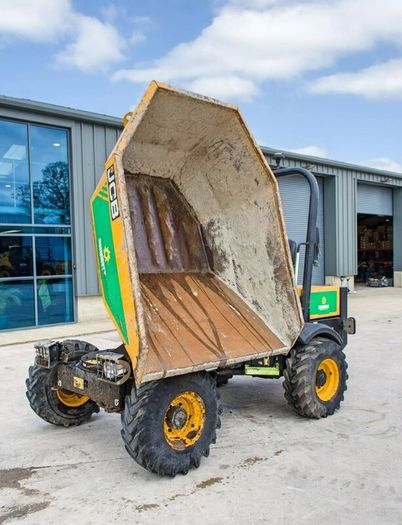 JCB 3 tonne swivel skip dumper