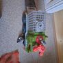 Imaginext jurassic world Hauler, Stygimoloch dinosaur cage & Owen figure, Claire and Gyrosphere action figure Image 8