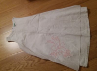 Girls white summer dress.Age 5