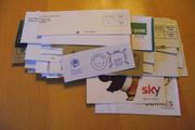Big lot of cut pieces with Irish postmarks